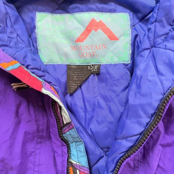 Mountain Goat Vintage Purple Ski Suit Kids Sz M - Picture 8 of 13